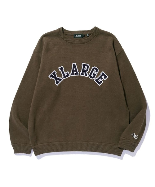 ARCH LOGO CREWNECK KNIT｜エクストララージの通販｜&mall