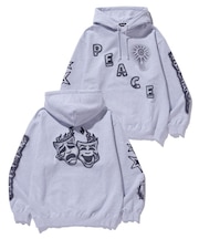 AIRBRUSH PULLOVER HOODED SWEATSHIRT