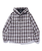 HOODED FLANNEL SHIRT