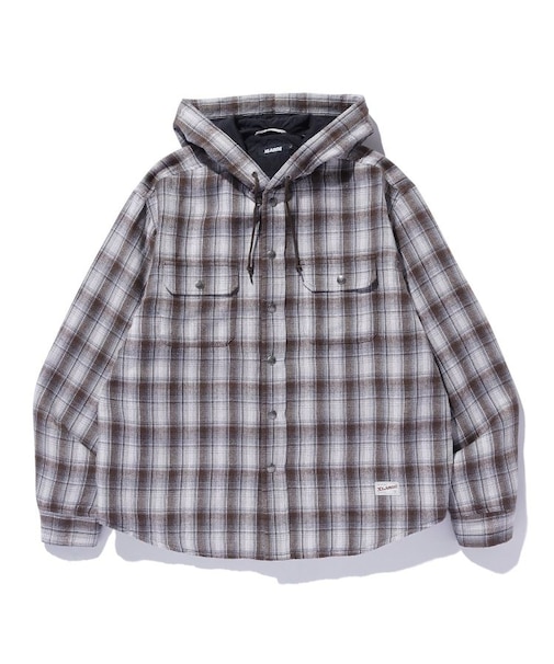 HOODED FLANNEL SHIRT