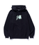 FLUORESCENT EMBROIDERED HOODED SWEATSHIRT