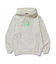 FLUORESCENT EMBROIDERED HOODED SWEATSHIRT