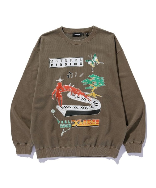 NATURAL RIDDIMS CREWNECK SWEATSHIRT