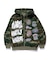 MULTI LOGO ZIP UP HOODED SWEATSHIRT