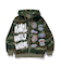 MULTI LOGO ZIP UP HOODED SWEATSHIRT