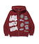 MULTI LOGO ZIP UP HOODED SWEATSHIRT