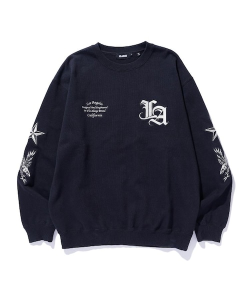VARSITY CREWNECK SWEATSHIRT｜エクストララージの通販｜&mall（アンド