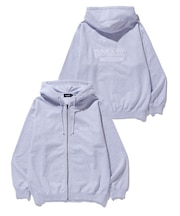 BACKSIDE OG ZIP UP HOODED SWEATSHIRT