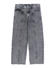 PANELED DENIM PANTS