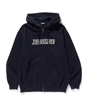STANDARD LOGO ZIP UP HOODED SWEATSHIRT