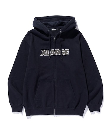 STANDARD LOGO ZIP UP HOODED SWEATSHIRT