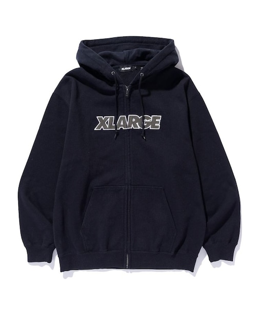 STANDARD LOGO ZIP UP HOODED SWEATSHIRT