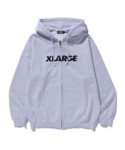 STANDARD LOGO ZIP UP HOODED SWEATSHIRT