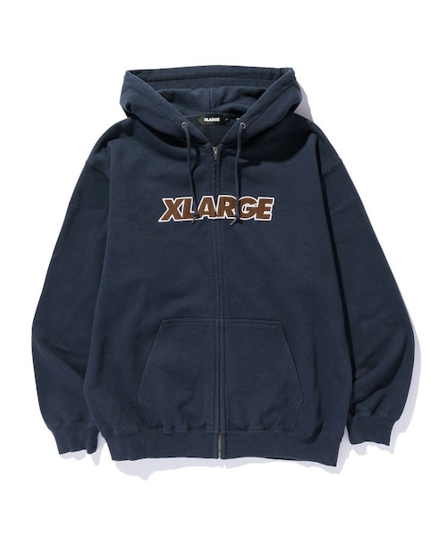 STANDARD LOGO ZIP UP HOODED SWEATSHIRT｜エクストララージの通販