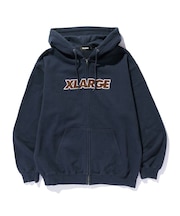 STANDARD LOGO ZIP UP HOODED SWEATSHIRT