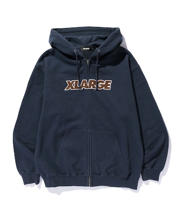 STANDARD LOGO ZIP UP HOODED SWEATSHIRT
