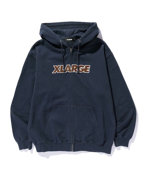 STANDARD LOGO ZIP UP HOODED SWEATSHIRT