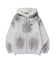 SPRAY DYED ZIP UP HOODED SWEATSHIRT