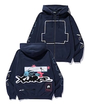 SPEED ZIP UP HOODED SWEATSHIRT