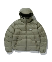 RIPSTOP HOODED DOWN JACKET