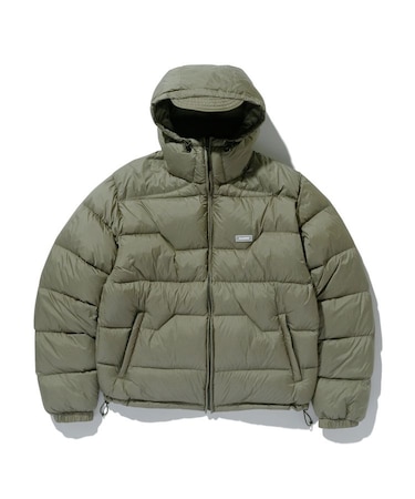 RIPSTOP HOODED DOWN JACKET