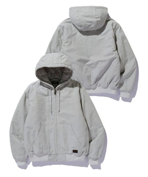 PATCHED OLD ENGLISH HOODED WORK JACKET｜エクストララージの通販