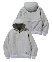 PATCHED OLD ENGLISH HOODED WORK JACKET