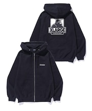 OG BOX ZIP UP HOODED SWEATSHIRT