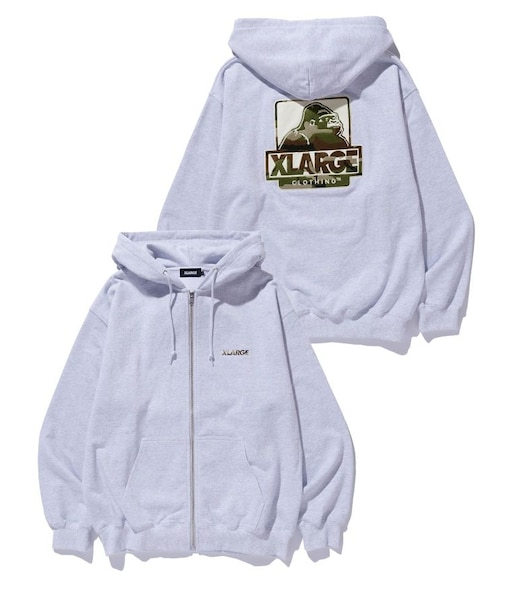 OG BOX ZIP UP HOODED SWEATSHIRT