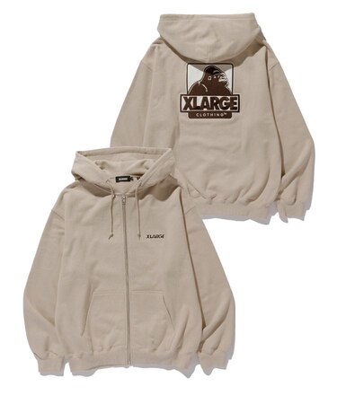 OG BOX ZIP UP HOODED SWEATSHIRT