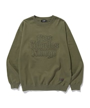PATCHED OLD ENGLISH CREWNECK SWEATSHIRT