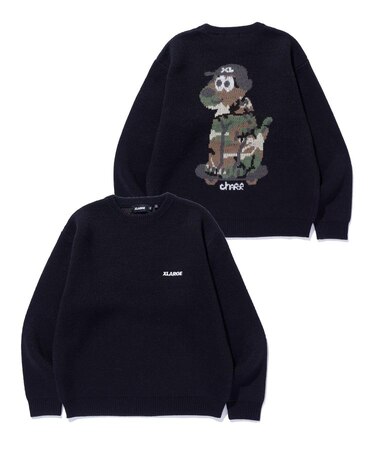 ONE CHU CREWNECK KNIT SWEATER