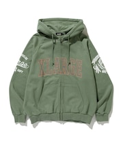 RAGLAN ZIP UP HOODED SWEATSHIRT