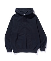 EMBOSSED LOGO HOODED SWEATSHIRT