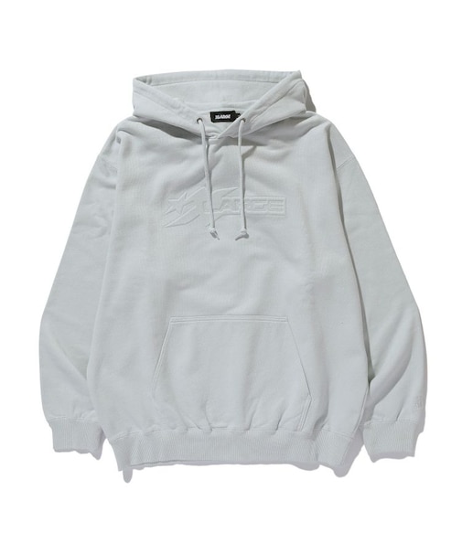 EMBOSSED LOGO HOODED SWEATSHIRT