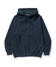 EMBOSSED LOGO HOODED SWEATSHIRT