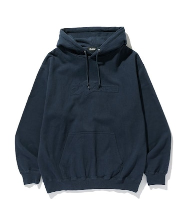EMBOSSED LOGO HOODED SWEATSHIRT