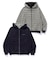 REVERSIBLE ZIP UP HOODED SWEATSHIRT