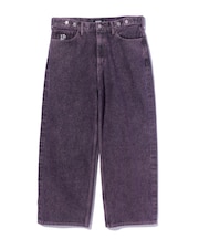 EMBOSSED DENIM PANTS
