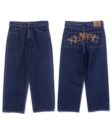 RAGE LOGO DENIM PANTS