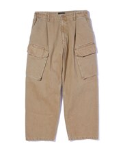 WIDE TUCK CARGO PANTS