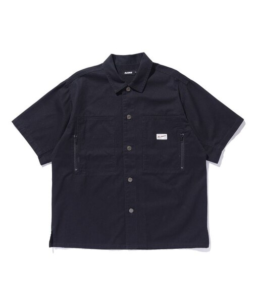 SIDE ZIP S/S WORK SHIRT