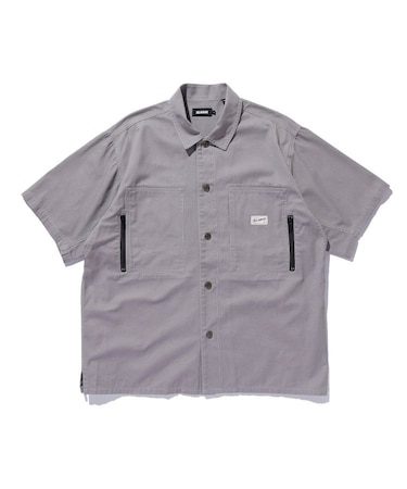 SIDE ZIP S/S WORK SHIRT