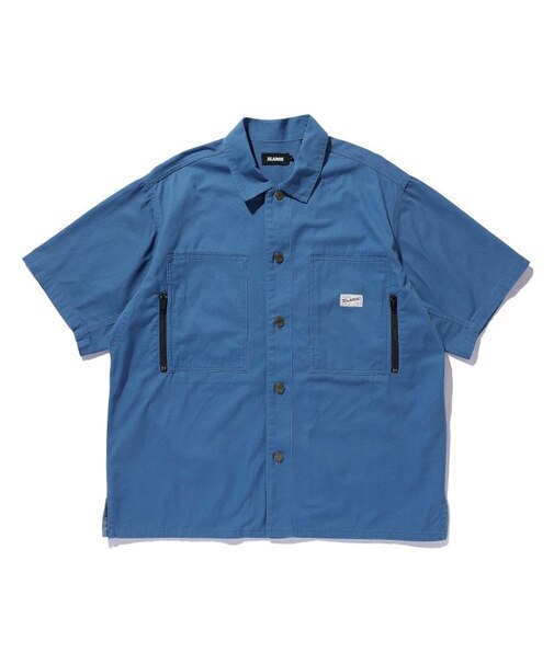 SIDE ZIP S/S WORK SHIRT