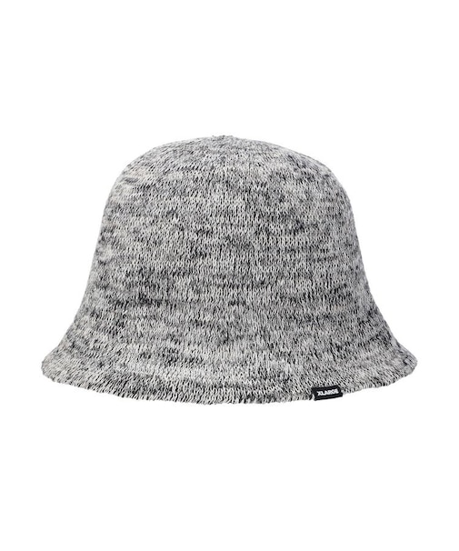 MELANGE KNIT BUCKET HAT