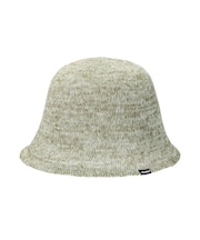 MELANGE KNIT BUCKET HAT