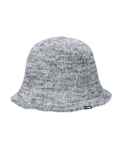 MELANGE KNIT BUCKET HAT