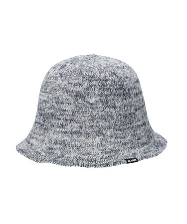 MELANGE KNIT BUCKET HAT