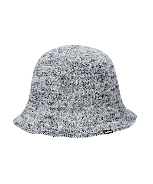 MELANGE KNIT BUCKET HAT