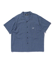MELANGE PLAID S/S SHIRT